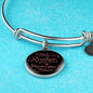 Best Friend Gift Stainless Steel or 18k Gold Bangle Bracelet - Express Your Love Gifts