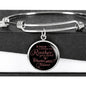 Best Friend Gift Stainless Steel or 18k Gold Bangle Bracelet - Express Your Love Gifts