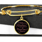 Best Friend Gift Stainless Steel or 18k Gold Bangle Bracelet - Express Your Love Gifts
