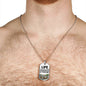 Best Friends Gift Life Is Better With Friends By Your Side Necklace Stainless Steel or 18k Gold Dog Tag 24" Chain-Express Your Love Gifts