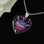 Best Mother Gift Necklace Stainless Steel or 18k Gold Heart Pendant 18-22" - Express Your Love Gifts