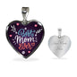 Best Mother Gift Necklace Stainless Steel or 18k Gold Heart Pendant 18-22" - Express Your Love Gifts