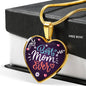 Best Mother Gift Necklace Stainless Steel or 18k Gold Heart Pendant 18-22" - Express Your Love Gifts