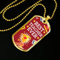 Best Teacher Appreciation Gift Stainless Steel or 18k Gold Dog Tag W 24"-Express Your Love Gifts