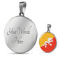 Bhutan Flag Necklace Bhutan Flag Stainless Steel or 18k Gold 18-22" - Express Your Love Gifts