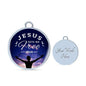 Bible Verse Gift Jesus Set Me Free Stainless Steel or 18k Gold Bracelet Bangle - Express Your Love Gifts