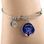 Bible Verse Gift Jesus Set Me Free Stainless Steel or 18k Gold Bracelet Bangle - Express Your Love Gifts