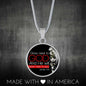 Bible Verse Necklace Presence Of God Circle Pendant Stainless Steel or 18k Gold 18-22"-Express Your Love Gifts