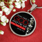 Bible Verse Necklace Presence Of God Circle Pendant Stainless Steel or 18k Gold 18-22"-Express Your Love Gifts