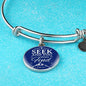 Bible Verse Stainless Steel or 18k Gold Bracelet Bangle - Express Your Love Gifts