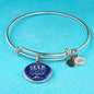 Bible Verse Stainless Steel or 18k Gold Bracelet Bangle - Express Your Love Gifts