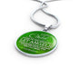 Bless This Child Circle Necklace Stainless Steel or 18k Gold 18-22" - Express Your Love Gifts
