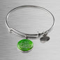Bless This Child Stainless Steel or 18k Gold Circle Bangle Bracelet - Express Your Love Gifts