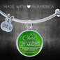 Bless This Child Stainless Steel or 18k Gold Circle Bangle Bracelet - Express Your Love Gifts