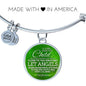 Bless This Child Stainless Steel or 18k Gold Circle Bangle Bracelet - Express Your Love Gifts