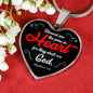 Blessed Are The Pure in Hearts Christian Pendant Necklace Stainless Steel or 18k Gold 18-22" - Express Your Love Gifts