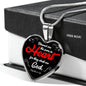Blessed Are The Pure in Hearts Christian Pendant Necklace Stainless Steel or 18k Gold 18-22" - Express Your Love Gifts
