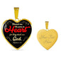 Blessed Are The Pure in Hearts Christian Pendant Necklace Stainless Steel or 18k Gold 18-22" - Express Your Love Gifts