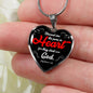 Blessed Are The Pure in Hearts Christian Pendant Necklace Stainless Steel or 18k Gold 18-22" - Express Your Love Gifts