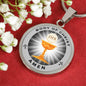 Body Of Christ Communion Circle Necklace Stainless Steel or 18k Gold 18-22" - Express Your Love Gifts