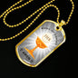 Body Of Christ Communion Necklace Stainless Steel or 18k Gold Dog Tag 24" Chain-Express Your Love Gifts