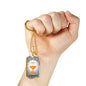 Body Of Christ Communion Necklace Stainless Steel or 18k Gold Dog Tag 24" Chain-Express Your Love Gifts