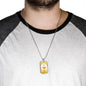 Body Of Christ Necklace Stainless Steel or 18k Gold Dog Tag 24" Chain-Express Your Love Gifts