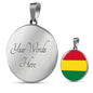 Bolivia Flag Necklace Bolivia Flag Stainless Steel or 18k Gold 18-22" - Express Your Love Gifts