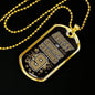 Breesy Like Sunday Morning New orleans Football Stainless Steel or 18k Gold Dog Tag Necklace 24" Chain-Express Your Love Gifts