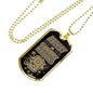 Breesy Like Sunday Morning New orleans Football Stainless Steel or 18k Gold Dog Tag Necklace 24" Chain-Express Your Love Gifts