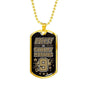 Breesy Like Sunday Morning New orleans Football Stainless Steel or 18k Gold Dog Tag Necklace 24" Chain-Express Your Love Gifts
