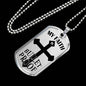 Bulletproof Faith Ephesians Necklace Stainless Steel or 18k Gold Dog Tag 24" Chain - Express Your Love Gifts
