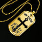Bulletproof Faith Ephesians Necklace Stainless Steel or 18k Gold Dog Tag 24" Chain - Express Your Love Gifts