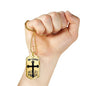 Bulletproof Faith Ephesians Necklace Stainless Steel or 18k Gold Dog Tag 24" Chain - Express Your Love Gifts