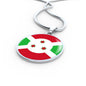 Burundi Flag Necklace Burundi Flag Stainless Steel or 18k Gold 18-22" - Express Your Love Gifts