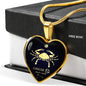 Cancer Necklace 18k Gold Heart 18-22" Stainless Steel-Express Your Love Gifts