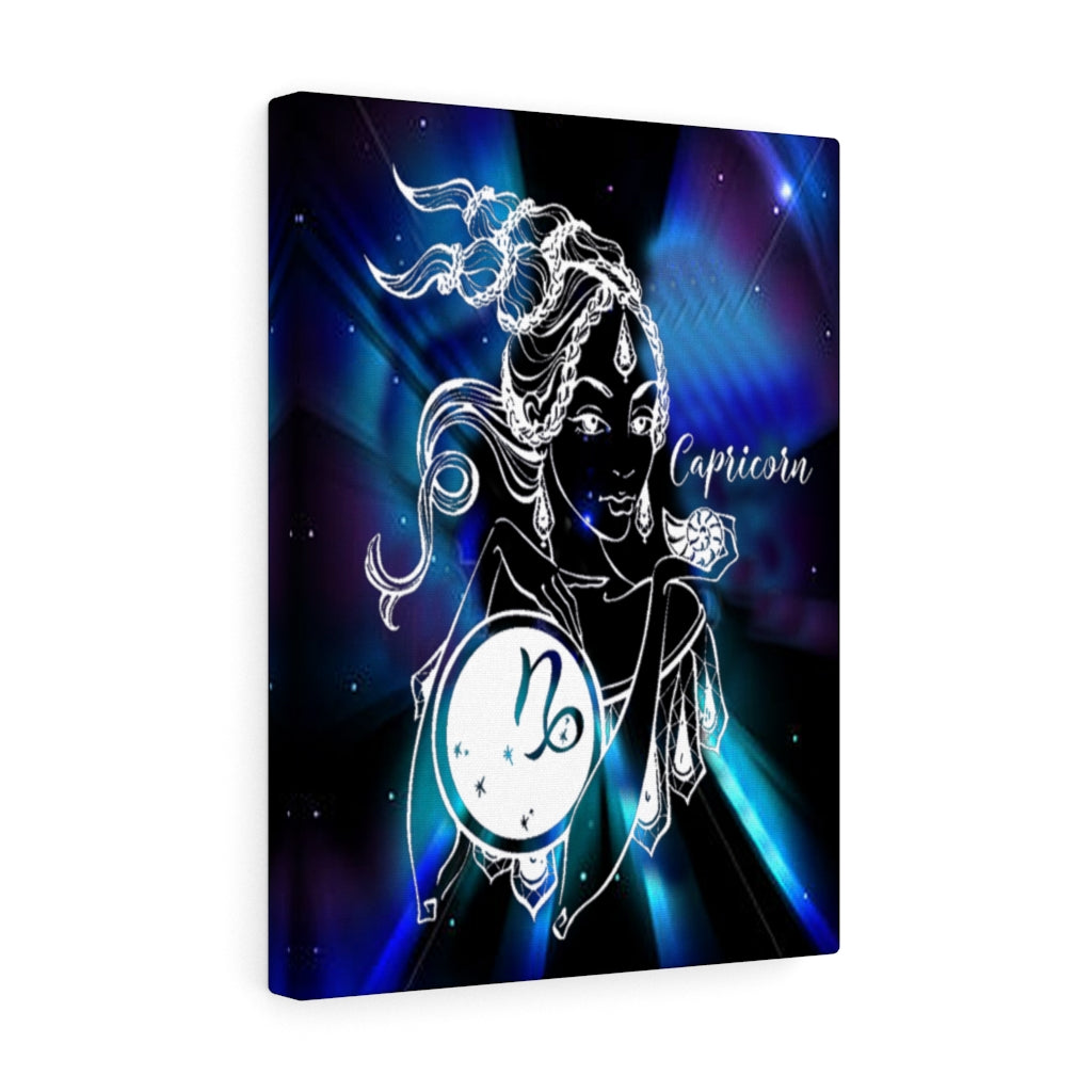 Capricorn Zodiac Horoscope Sign Constellation Canvas Print Astrology Home Decor Ready to Hang Artwork - Express Your Love Gifts