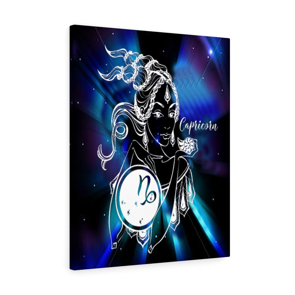 Capricorn Zodiac Horoscope Sign Constellation Canvas Print Astrology Home Decor Ready to Hang Artwork - Express Your Love Gifts
