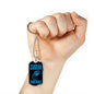 Carolina Fan Necklace Dog Tag Stainless Steel or 18k Gold 24" Chain - Express Your Love Gifts