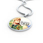 Catholic St. Peter Circle Necklace Stainless Steel or 18k Gold 18-22" - Express Your Love Gifts