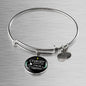 Christ Brings Me True Happiness Stainless Steel or 18k Gold Circle Bangle Bracelet - Express Your Love Gifts