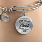 Christ Gives Me Strength Philippians Circle Bangle Bracelet Stainless Steel or 18k Gold" - Express Your Love Gifts