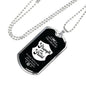 Firefighter Christian Religious My Strength & Shield Dog Tag Stainless Steel or 18k Gold 24 - Express Your Love Gifts