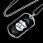 Firefighter Christian Religious My Strength & Shield Dog Tag Stainless Steel or 18k Gold 24 - Express Your Love Gifts