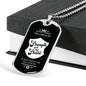 Firefighter Christian Religious My Strength & Shield Dog Tag Stainless Steel or 18k Gold 24 - Express Your Love Gifts