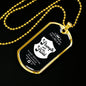 Firefighter Christian Religious My Strength & Shield Dog Tag Stainless Steel or 18k Gold 24 - Express Your Love Gifts