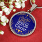 Christian Gift Beautiful Life Circle Necklace Stainless Steel or 18k Gold 18-22" - Express Your Love Gifts