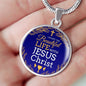 Christian Gift Beautiful Life Circle Necklace Stainless Steel or 18k Gold 18-22" - Express Your Love Gifts