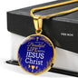 Christian Gift Beautiful Life Circle Necklace Stainless Steel or 18k Gold 18-22" - Express Your Love Gifts