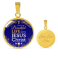 Christian Gift Beautiful Life Circle Necklace Stainless Steel or 18k Gold 18-22" - Express Your Love Gifts